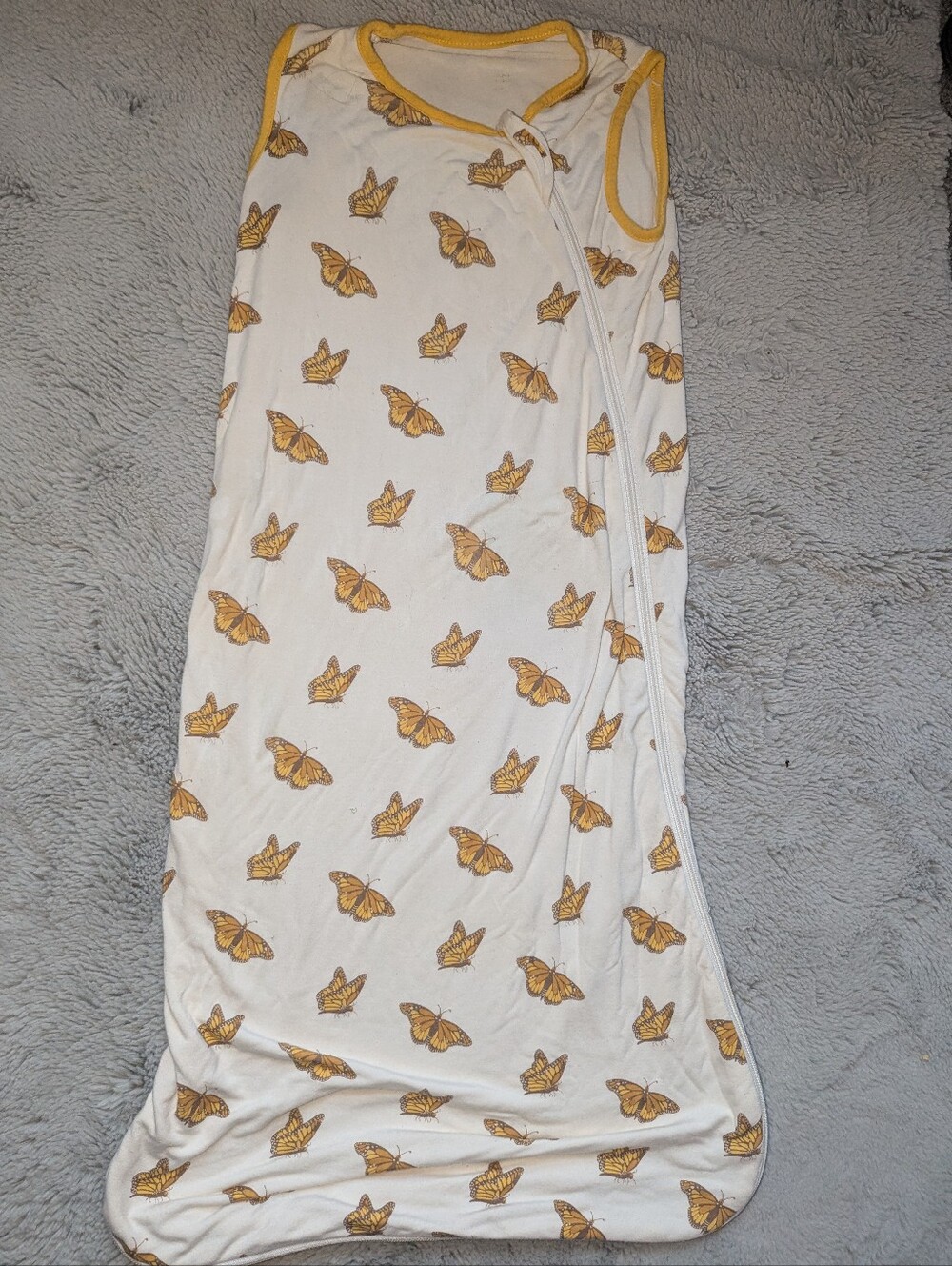 Kyte Baby Monarch Bamboo Sleep Bag Sleep Sack Wearable Blanket 0.5 TOG | Medium.